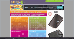 Desktop Screenshot of gator.fr
